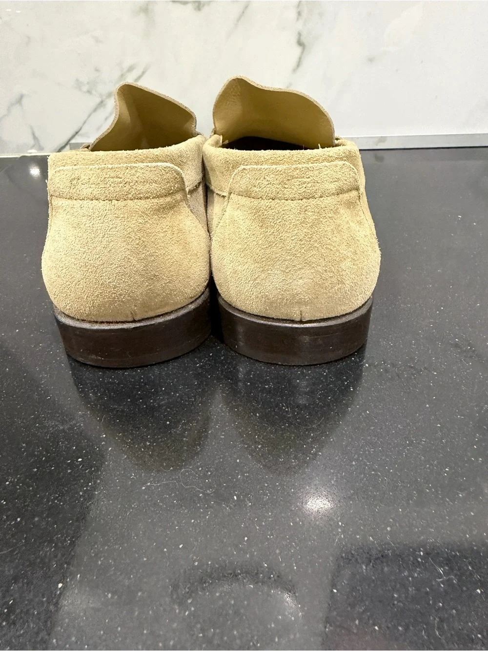 Salvatore Ferragamo men’s shoes horse bit suede Loafers size 10.5